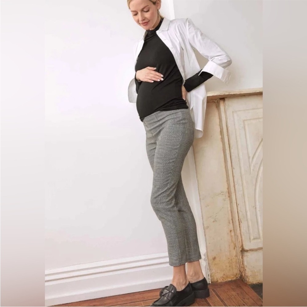 Hatch‎ The Stilleto Plaid Maternity Pant NWT sz 0